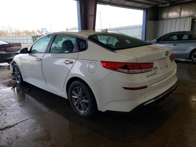 5XXGT4L37KG334479 - 2019 KIA OPTIMA LX WHITE photo 2