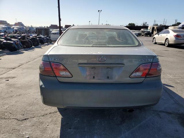 JTHBA30G745021732 - 2004 LEXUS ES 330 GREEN photo 6