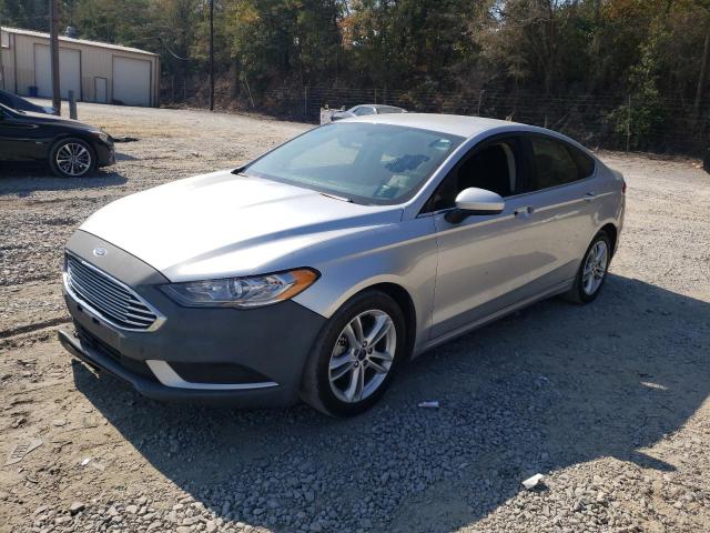 3FA6P0H77JR129268 - 2018 FORD FUSION SE SILVER photo 1