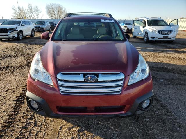 4S4BRCLC3E3301658 - 2014 SUBARU OUTBACK 2.5I LIMITED RED photo 5