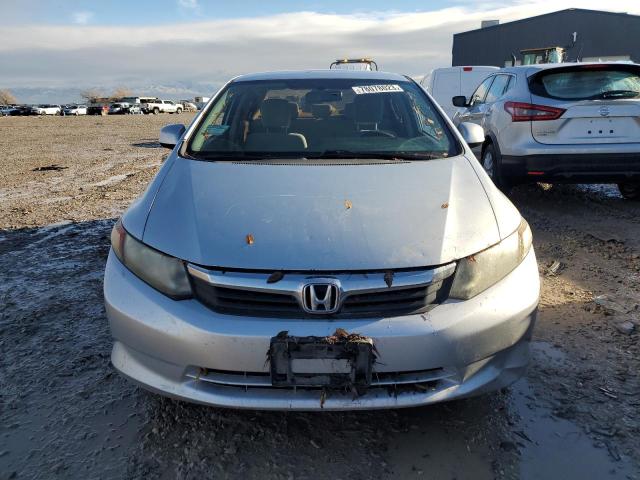 2HGFB2F58CH526512 - 2012 HONDA CIVIC LX SILVER photo 5