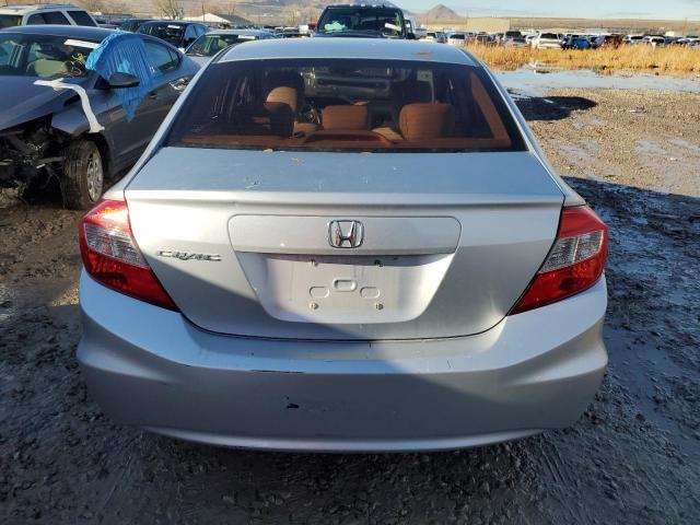 2HGFB2F58CH526512 - 2012 HONDA CIVIC LX SILVER photo 6