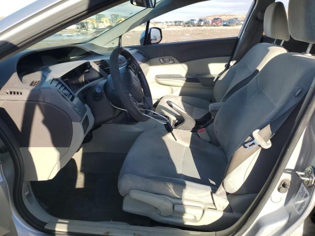 2HGFB2F58CH526512 - 2012 HONDA CIVIC LX SILVER photo 7