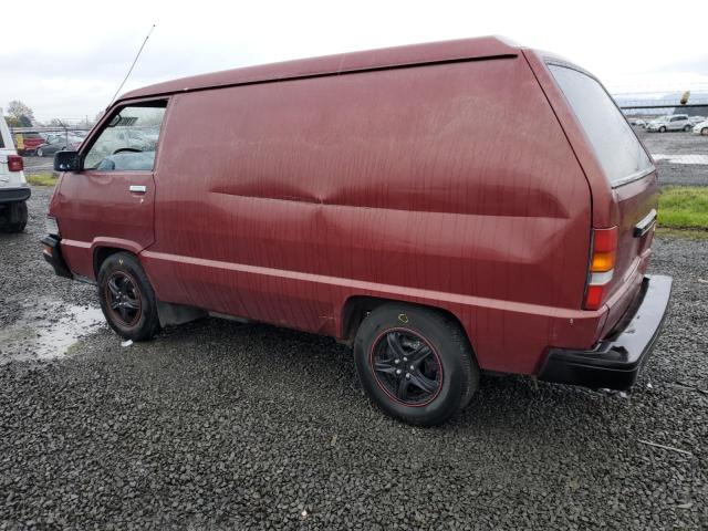 JT4YR28V0H5041635 - 1987 TOYOTA VAN CARGO BURGUNDY photo 2