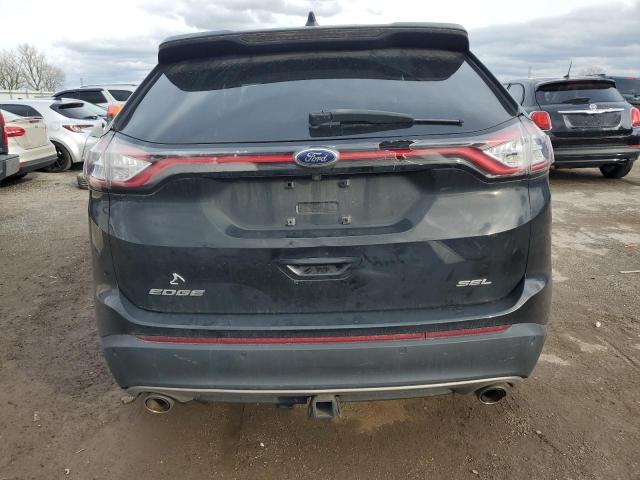 2FMTK3J85FBB37709 - 2015 FORD EDGE SEL BLACK photo 6