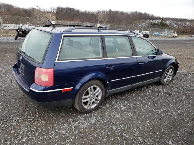 WVWND63B74E287016 - 2004 VOLKSWAGEN PASSAT GL BLUE photo 3