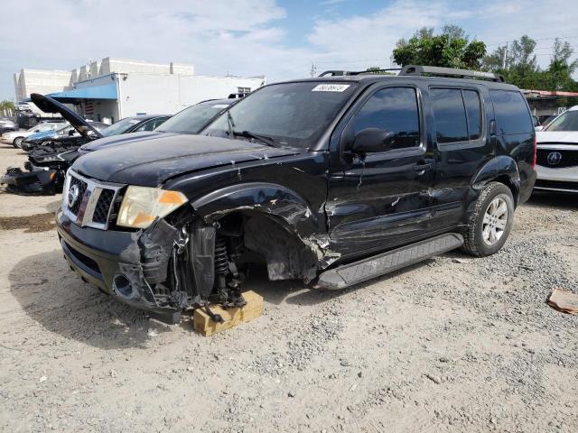 5N1AR18U36C638740 - 2006 NISSAN PATHFINDER LE BLACK photo 1