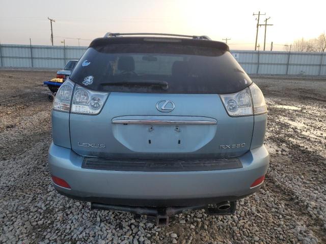 2T2HK31UX8C091517 - 2008 LEXUS RX 350 TURQUOISE photo 6