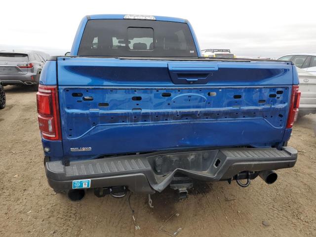 1FTFW1RG7JFA52805 - 2018 FORD F150 RAPTOR BLUE photo 6