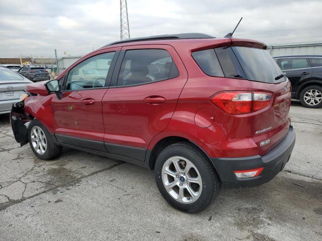 MAJ3S2GE6KC275285 - 2019 FORD ECOSPORT SE RED photo 2