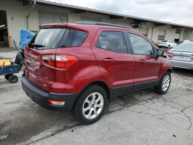 MAJ3S2GE6KC275285 - 2019 FORD ECOSPORT SE RED photo 3