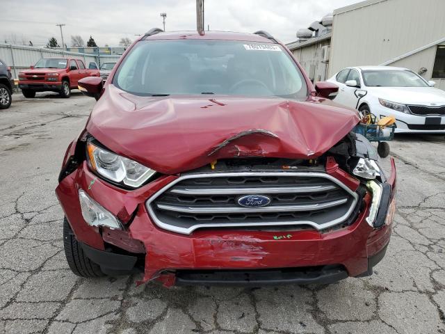 MAJ3S2GE6KC275285 - 2019 FORD ECOSPORT SE RED photo 5