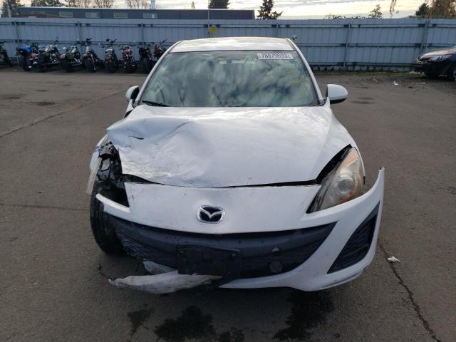 JM1BL1UF8B1385535 - 2011 MAZDA 3 I WHITE photo 5