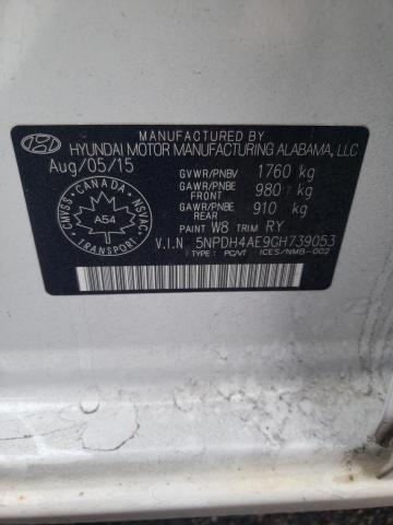 5NPDH4AE9GH739053 - 2016 HYUNDAI ELANTRA SE WHITE photo 12