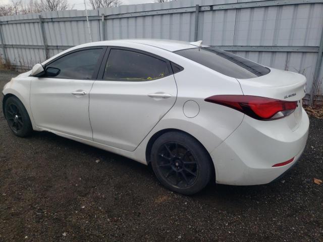 5NPDH4AE9GH739053 - 2016 HYUNDAI ELANTRA SE WHITE photo 2