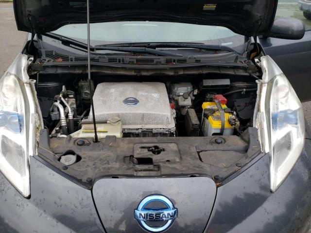 1N4AZ0CP7DC410310 - 2013 NISSAN LEAF S GRAY photo 12