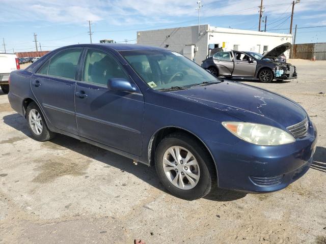 4T1BF32K26U120435 - 2006 TOYOTA CAMRY LE BLUE photo 4