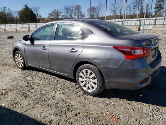 3N1AB7AP5KY349668 - 2019 NISSAN SENTRA S GRAY photo 2