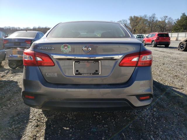 3N1AB7AP5KY349668 - 2019 NISSAN SENTRA S GRAY photo 6