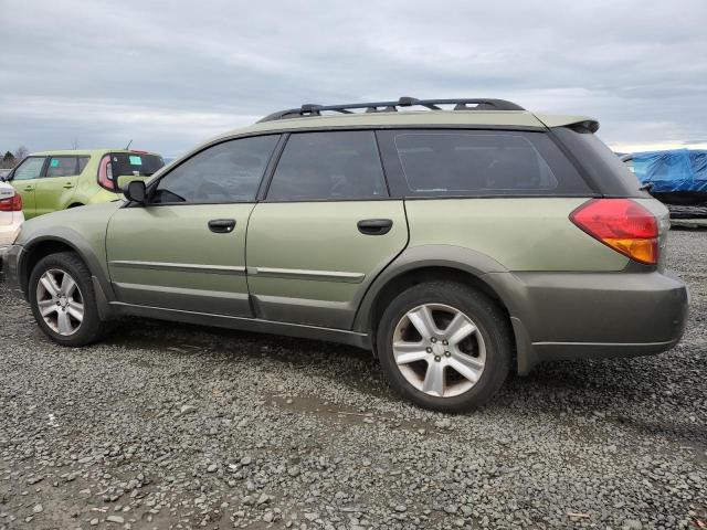 4S4BP61C456324956 - 2005 SUBARU LEGACY OUTBACK 2.5I GREEN photo 2