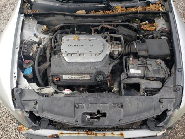 1HGCP36859A801605 - 2009 HONDA ACCORD EXL SILVER photo 11