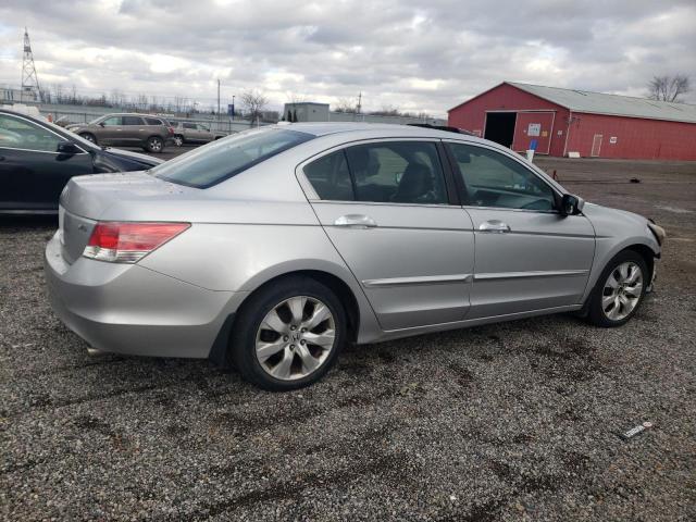 1HGCP36859A801605 - 2009 HONDA ACCORD EXL SILVER photo 3