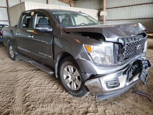 1N6AA1EK8JN540330 - 2018 NISSAN TITAN S GRAY photo 4