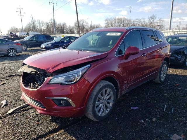 LRBFXDSA4HD150196 - 2017 BUICK ENVISION ESSENCE RED photo 1