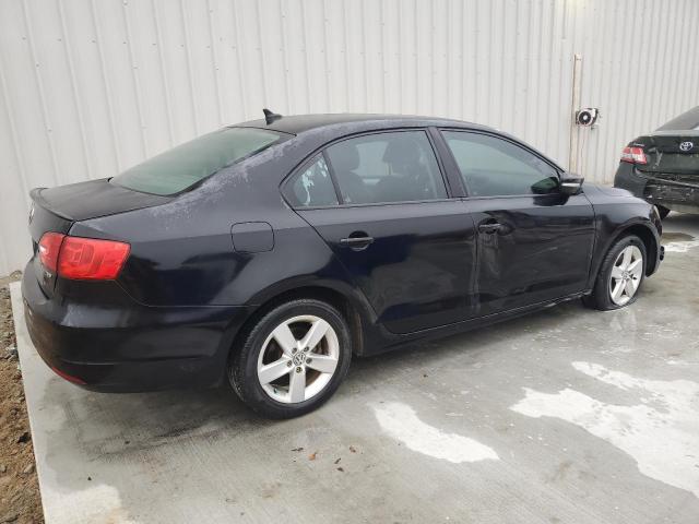 3VWLL7AJXBM114704 - 2011 VOLKSWAGEN JETTA TDI BLACK photo 3