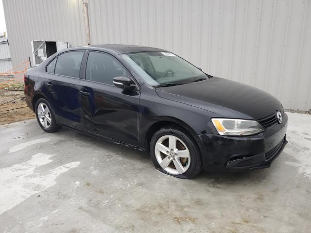 3VWLL7AJXBM114704 - 2011 VOLKSWAGEN JETTA TDI BLACK photo 4