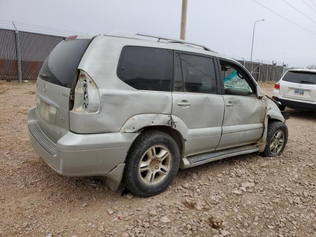 JTJBT20X230009793 - 2003 LEXUS GX 470 SILVER photo 3