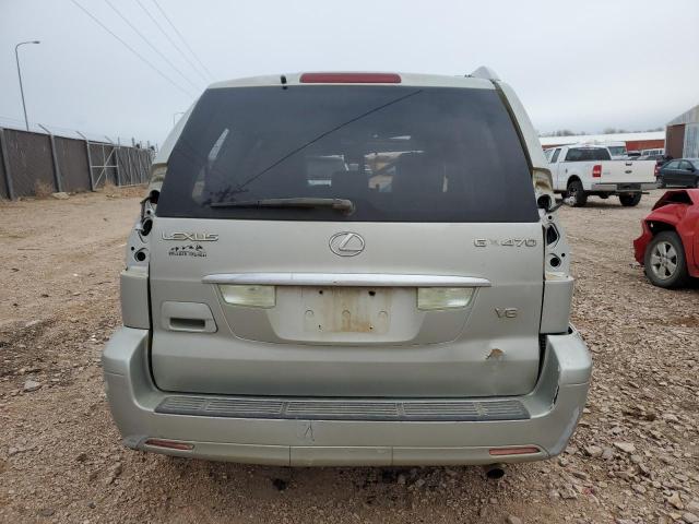 JTJBT20X230009793 - 2003 LEXUS GX 470 SILVER photo 6