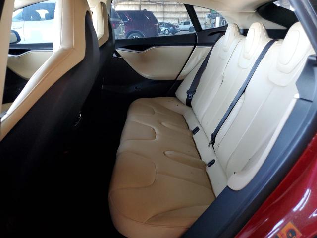 5YJSA1DN5DFP17499 - 2013 TESLA MODEL S RED photo 10