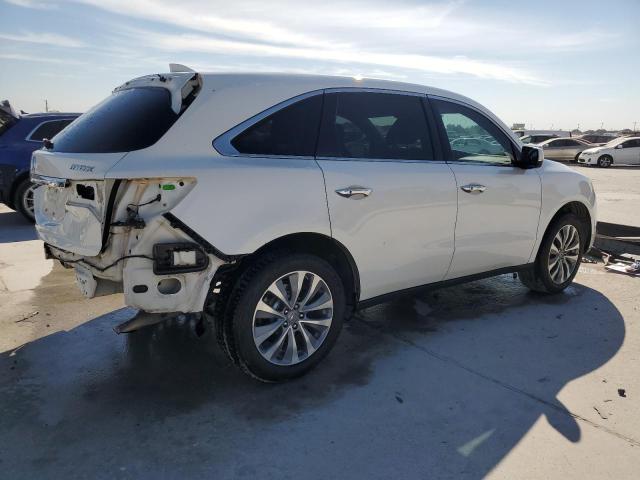 5FRYD3H41EB003187 - 2014 ACURA MDX TECHNOLOGY WHITE photo 3