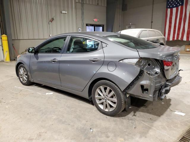 5NPDH4AE2EH461772 - 2014 HYUNDAI ELANTRA SE GRAY photo 2