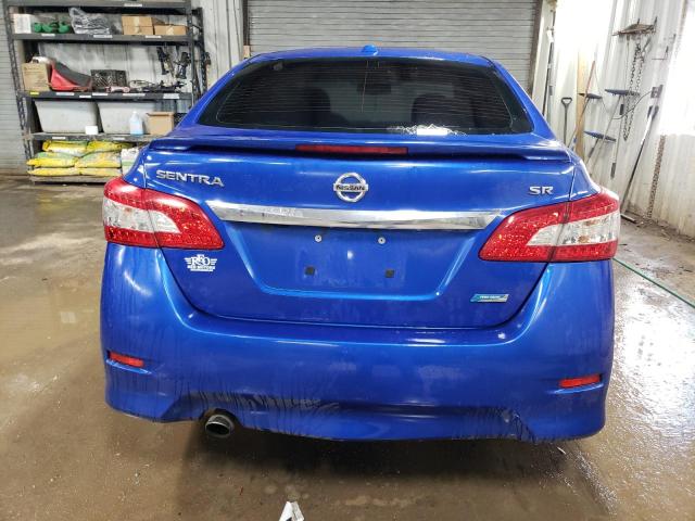 3N1AB7AP0DL740596 - 2013 NISSAN SENTRA S BLUE photo 6