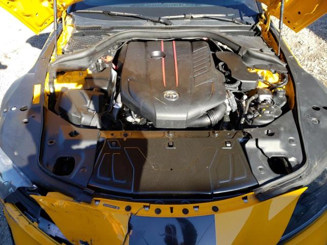 WZ1DB0C02NW046331 - 2022 TOYOTA SUPRA BASE YELLOW photo 11