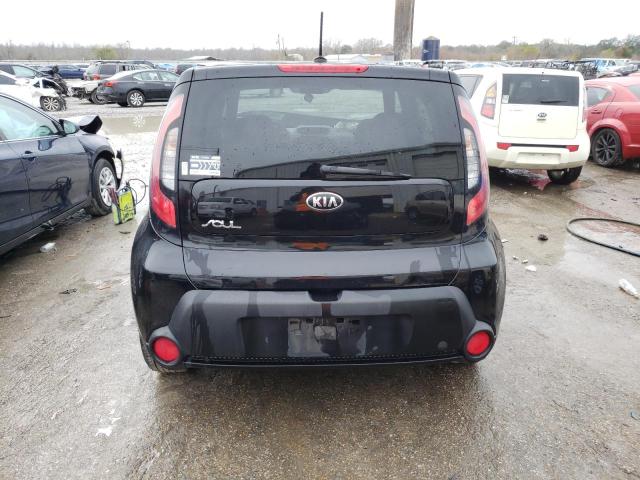 KNDJN2A24G7376736 - 2016 KIA SOUL BLACK photo 6