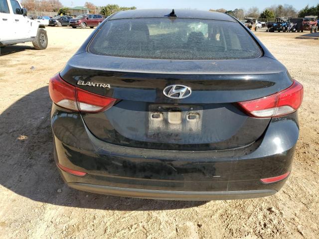 KMHDH4AE8GU618595 - 2016 HYUNDAI ELANTRA SE BLACK photo 6