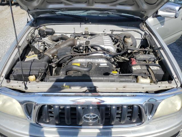 5TEGN92N23Z147518 - 2003 TOYOTA TACOMA DOUBLE CAB PRERUNNER SILVER photo 11