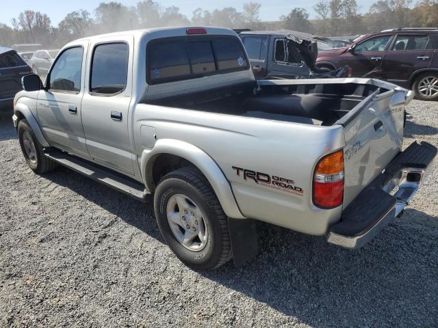 5TEGN92N23Z147518 - 2003 TOYOTA TACOMA DOUBLE CAB PRERUNNER SILVER photo 2