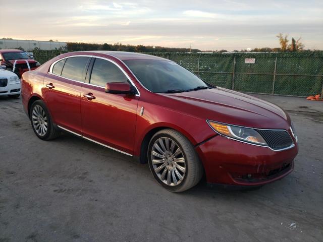 1LNHL9DK6EG611977 - 2014 LINCOLN MKS RED photo 4