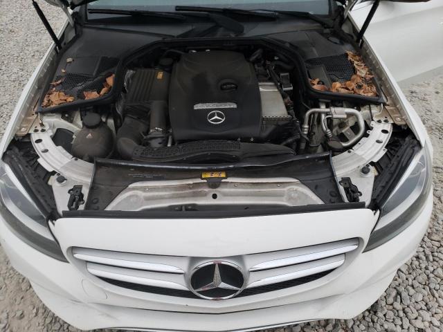 55SWF4JB6GU178585 - 2016 MERCEDES-BENZ C 300 WHITE photo 11