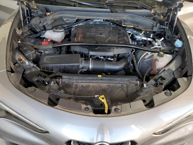 ZASFAKNN2J7B99446 - 2018 ALFA ROMEO STELVIO TI SPORT GRAY photo 12