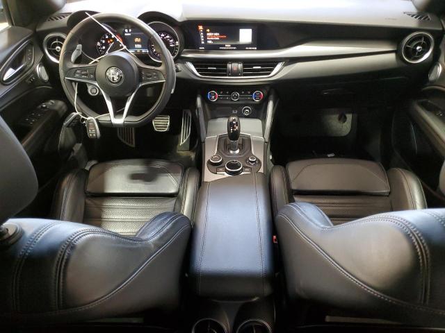 ZASFAKNN2J7B99446 - 2018 ALFA ROMEO STELVIO TI SPORT GRAY photo 8