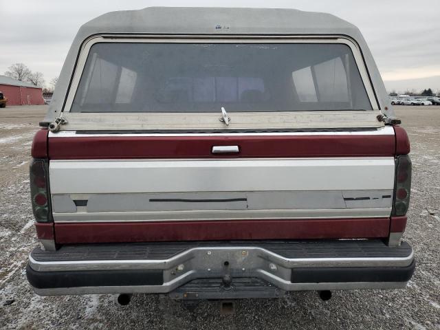 2FTEF15NXKCB11956 - 1989 FORD F150 RED photo 6