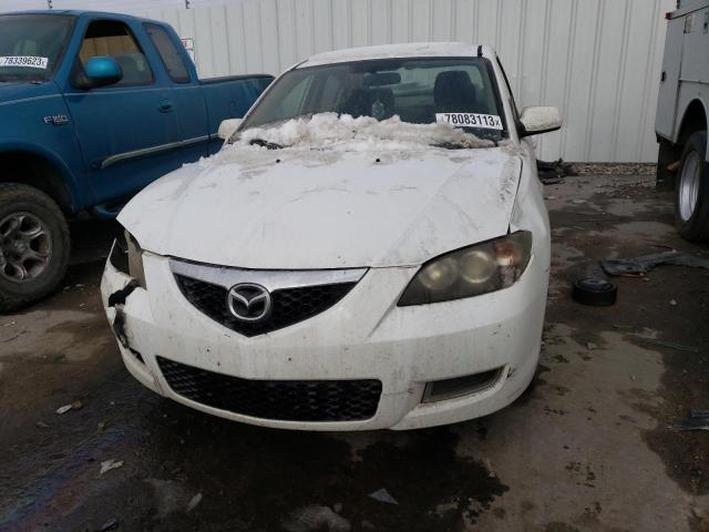 JM1BK12F871628516 - 2007 MAZDA 3 I WHITE photo 5