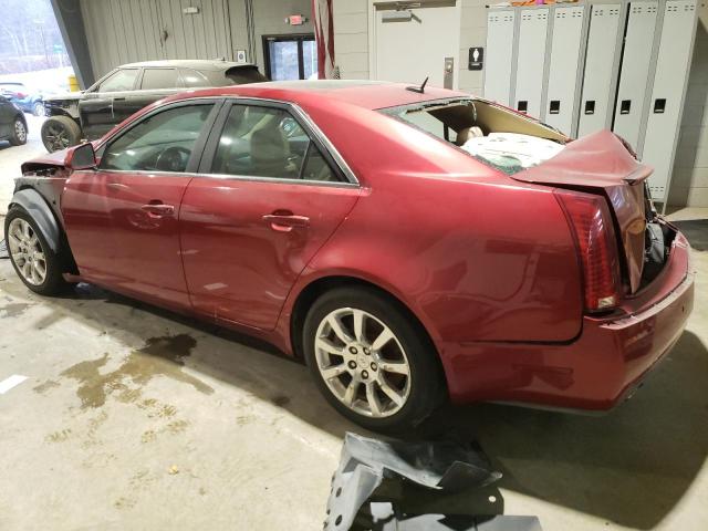 1G6DG577980189095 - 2008 CADILLAC CTS RED photo 2