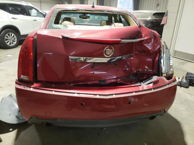 1G6DG577980189095 - 2008 CADILLAC CTS RED photo 6