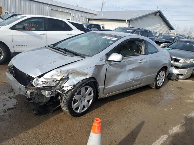 2HGFG12609H517659 - 2009 HONDA CIVIC LX SILVER photo 1